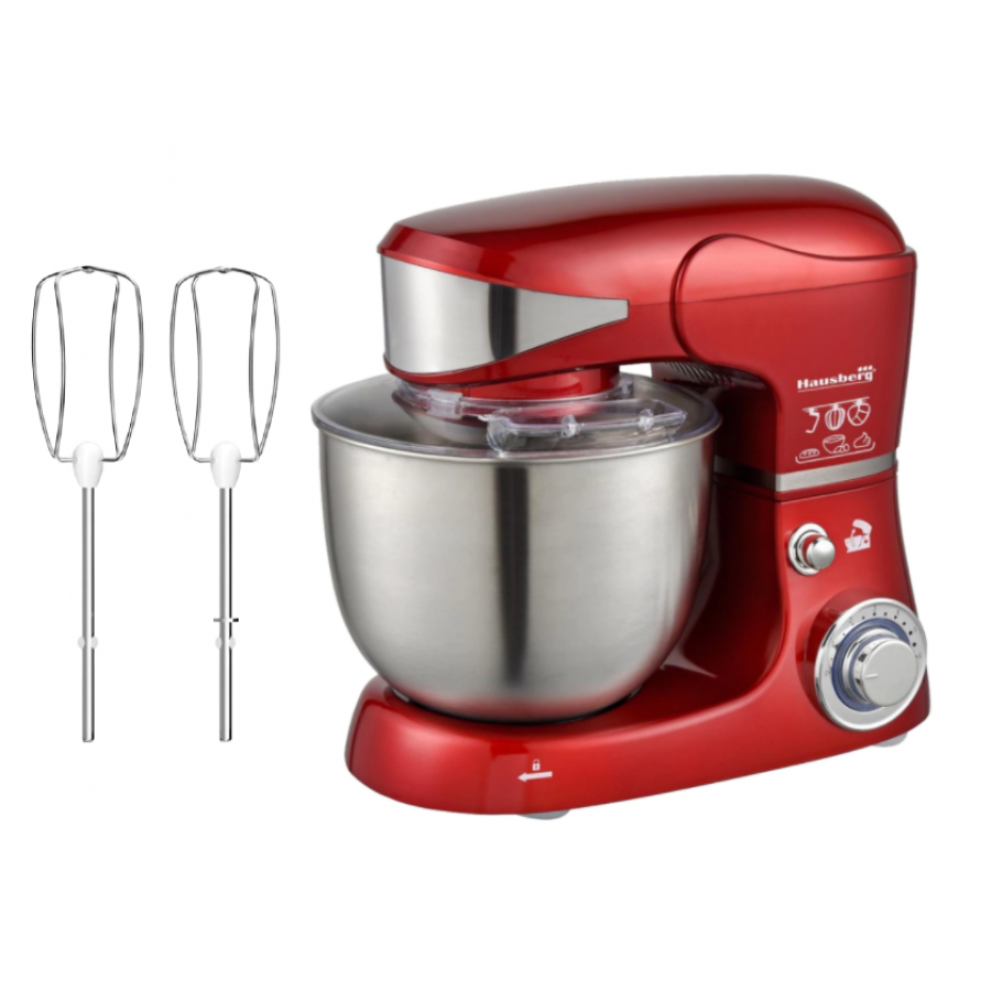 Robot De Bucatarie, Multiple Intrebuintari, Putere Totala 1000w, Diverse Trepte De Lucru, Recipient Incapator, Usor De Folosit, Rosu