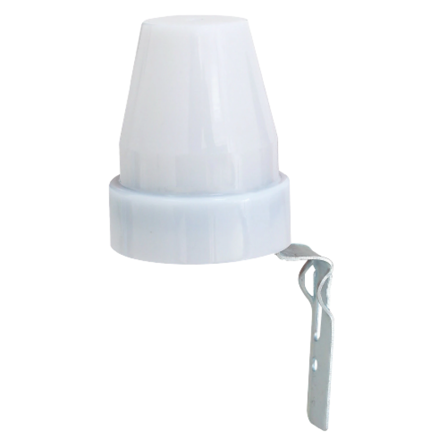 Senzor De Lumina,  10a, Detectie Pe O Distanta De 10m, Greutate Redusa, 220-240 V, Alb