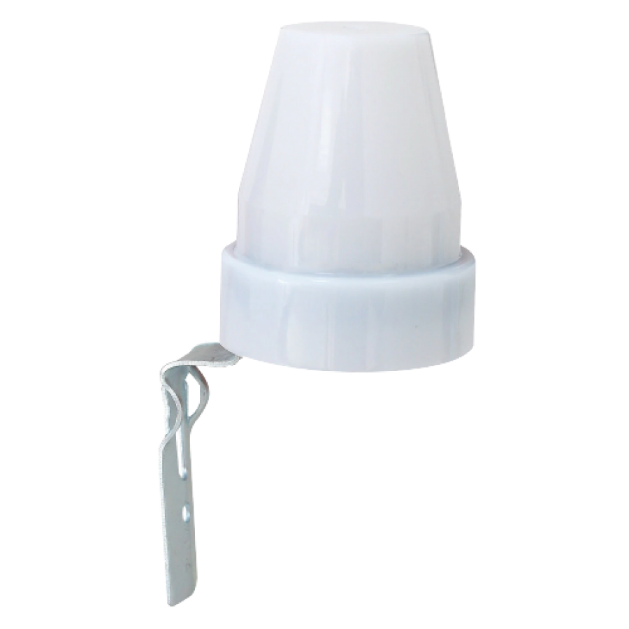 Senzor De Lumina,  10a, Detectie Pe O Distanta De 10m, Greutate Redusa, 220-240 V, Alb