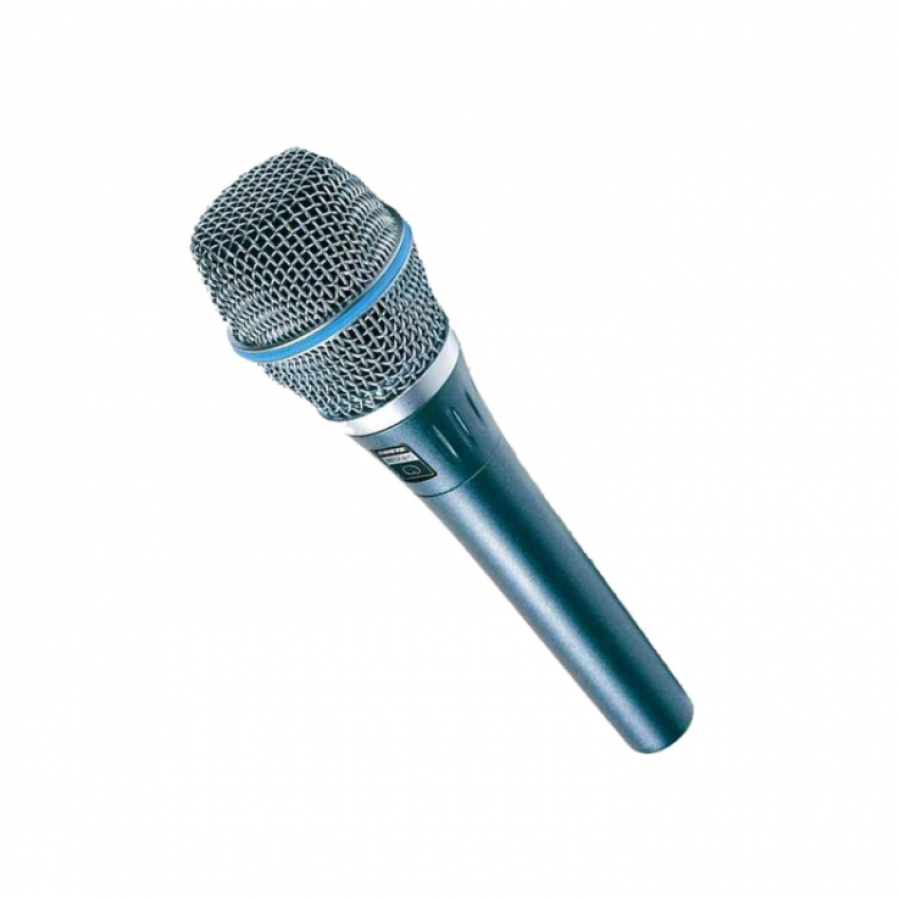 Microfon Shure Supercardioid cu 150 ohmi, Condensator, SPL 139 dB, Filtru pop, 50 - 20000 HZ, Negru