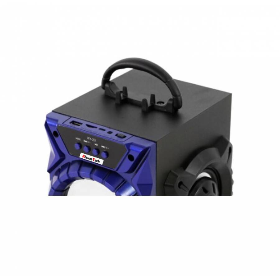 Boxa Portabila Klausstech, 30 W, Bluetooth, 2000 Mah, Usb / Card Sd, Jack 3.5 Mm, Negru/albastru