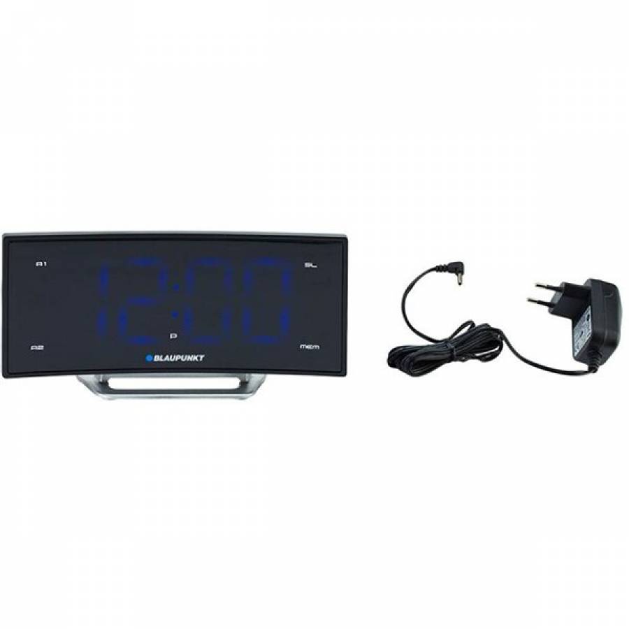 Radio cu Ceas Digital, Display LCD 1,85, Dimmer, Snooze, FM, Stereo, 10 canale, USB, Negru