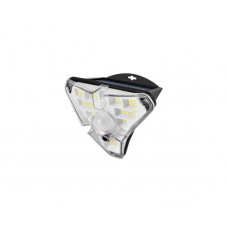 Lampa LED COB KlaussTech de exterior, Panou solar, Senzor miscare, Autonomie 10h, 1200 mAH, IP65, Negru