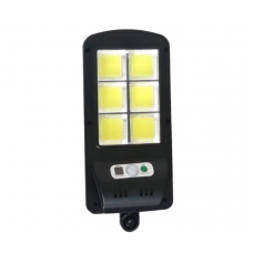 Lampa Stradala KlaussTech Solara cu Telecomanda LED, 2200 mAH, Protectie IP65, Iluminare 12 h, Material ABS, 1500 lm, 10 W, Negru