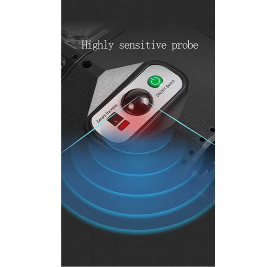 Lampa Solara KlaussTech 80 W, LED SMD, Acumulator Litiu, 3600 lm, IP65, 6000 K, Unghi detectie 120 grade, Senzor miscare, Negru