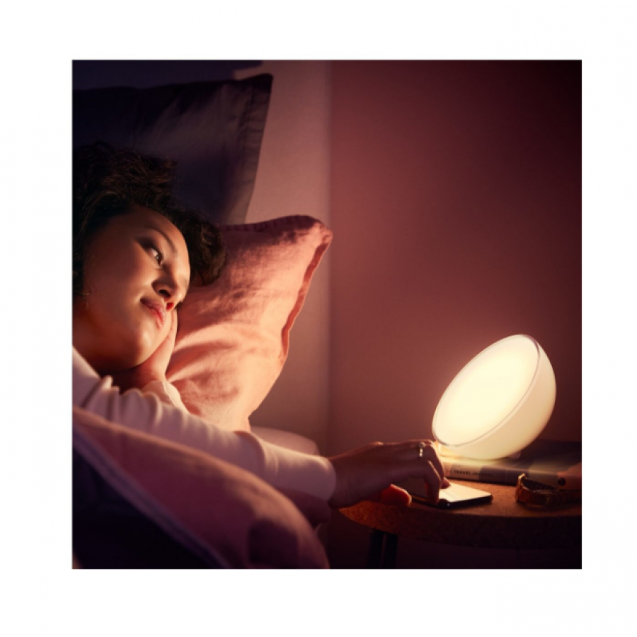 Lampa LED RGBW Philips, Bluetooth, Control prin Aplicatie, 520 lm, 2000 - 6500 K, IP20, Alb