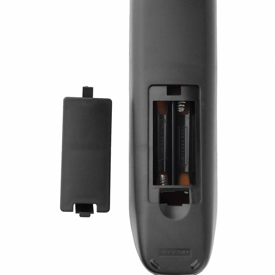 Telecomanda universala pentru TV, Functionare cu 2 x Baterii AAA, Material ABS, Culoare Negru