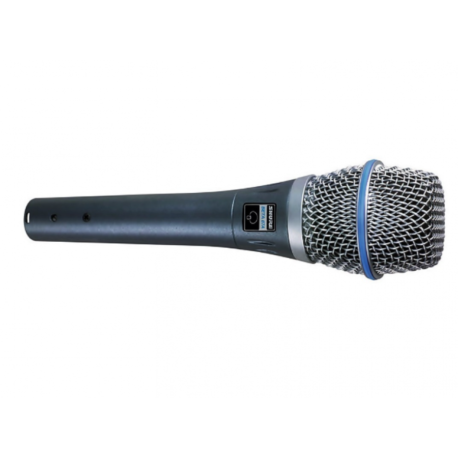 Microfon Shure Supercardioid cu 150 ohmi, Condensator, SPL 139 dB, Filtru pop, 50 - 20000 HZ, Negru