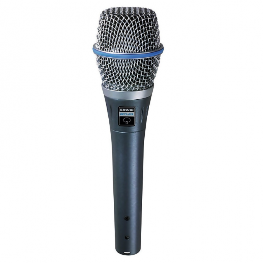 Microfon Shure Supercardioid cu 150 ohmi, Condensator, SPL 139 dB, Filtru pop, 50 - 20000 HZ, Negru