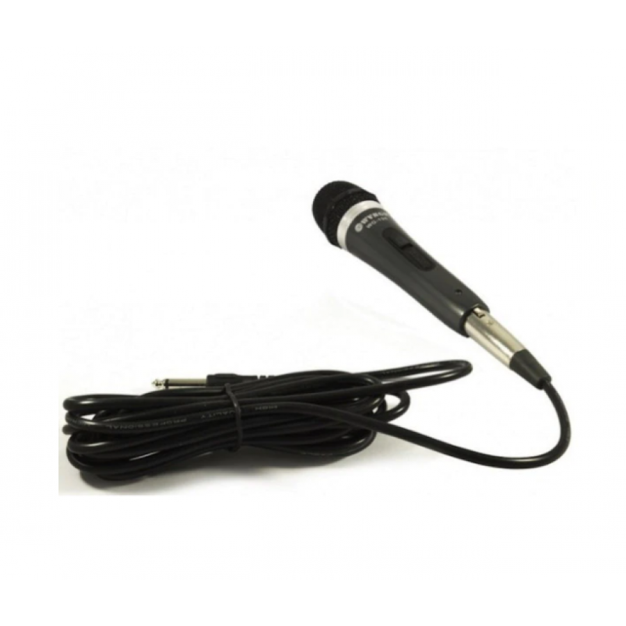 Microfon Profesional cu fir, Dinamic, Cardioid, ON / OFF, 80 Hz - 15 kHz, -75db, 600 ohm, Negru