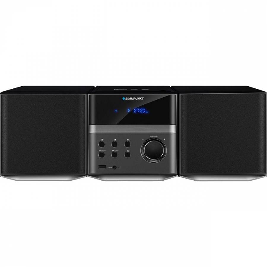 Microsistem Buetooth cu Ecran LCD, AM / FM, Intrare AUX, USB, 10 W, Negru