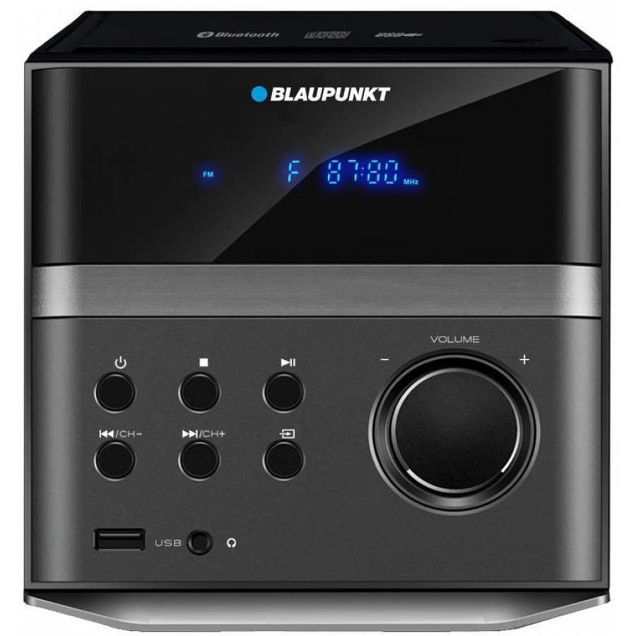 Microsistem Buetooth cu Ecran LCD, AM / FM, Intrare AUX, USB, 10 W, Negru