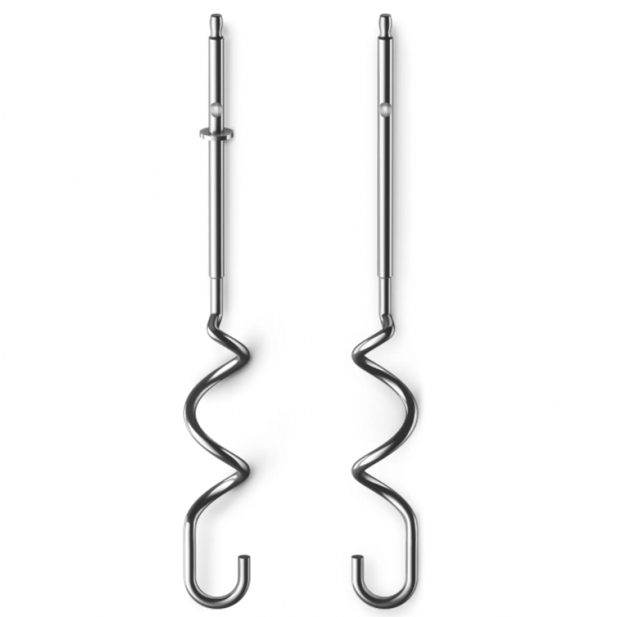 Mixer de Mana 300W cu 5 Viteze, Turbo, Accesorii din Otel inoxidabil, Ergonomic, Alb