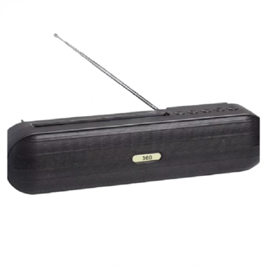 Boxa Portabila, Suport De Telefon, Bluetooth, Usb, Tf, Fm, Putere 5w, 1200 Mah, Negru