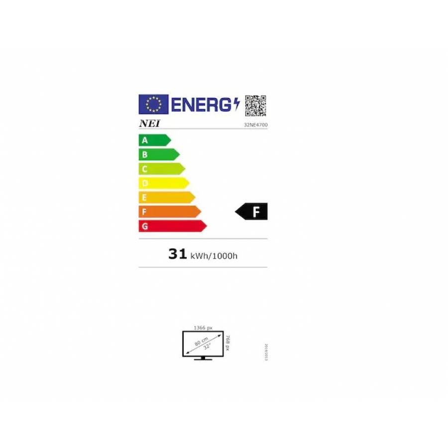 Televizor SMART Nei 32NE4700, HD, LED, Clasa F, 80 cm