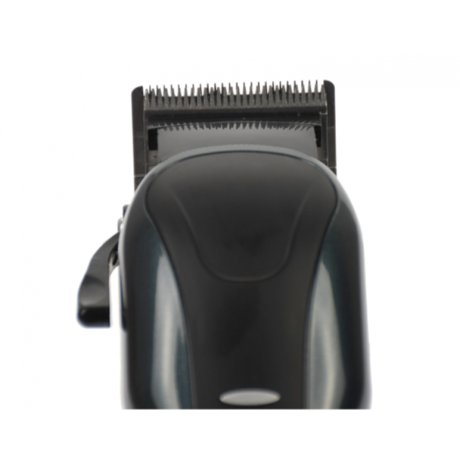 Aparat profesional de tuns cu Autoascutire, Incarcare 8 h, Autonomie 45 min, 4 Tipuri de pieptan, Modern, Negru