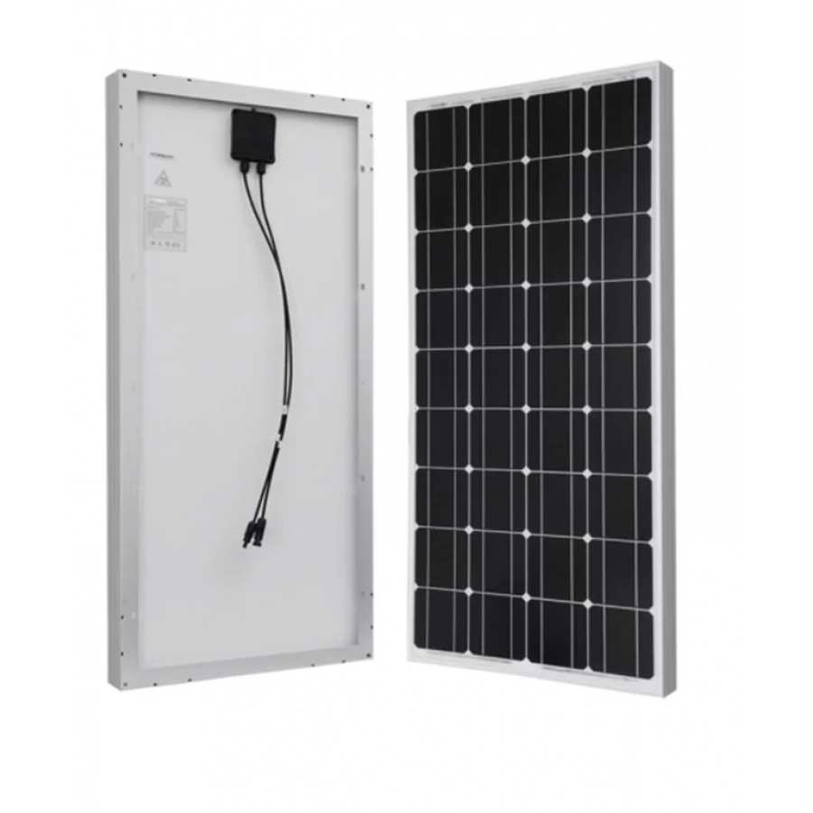 Panou Fotovoltaic de 180W Solar, Monocristalin, 1480 x 670 x 30 mm, 36 de celule, Cadru din aluminiu, Negru