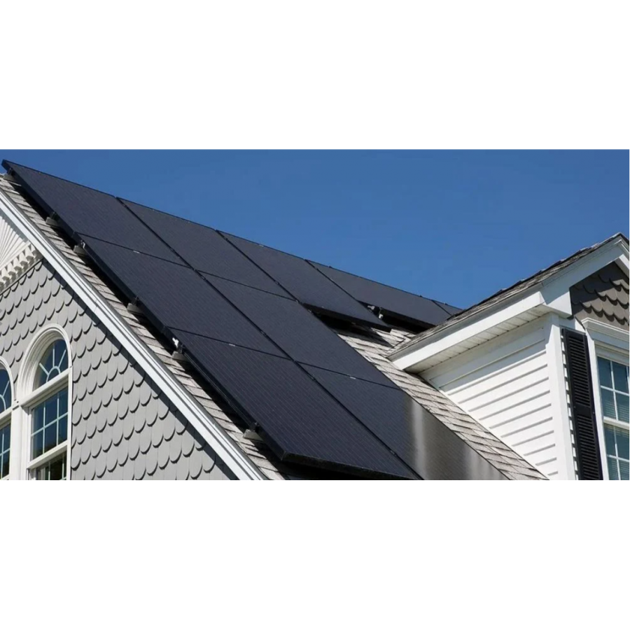 Panou Fotovoltaic Solar Monocristalin, Putere 370W, Protectie IP68, 1755x1038x35mm, Negru