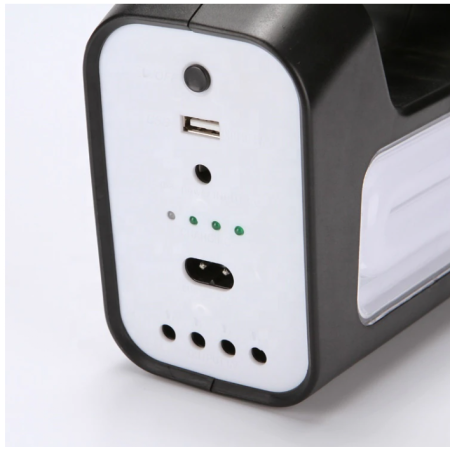 Kit Solar cu Panou fotovoltaic 3,5 W, 3 Becuri SMD, Port USB de incarcare, Lanterna LED, Modern, KlaussTech