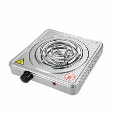 Plita Electrica Portabila KlaussTech, Putere 1500w,  1 Zona De Gatire, Usor De Folosit, Incalzire Rapida, Led Indicator, Termostat Automat, Alb