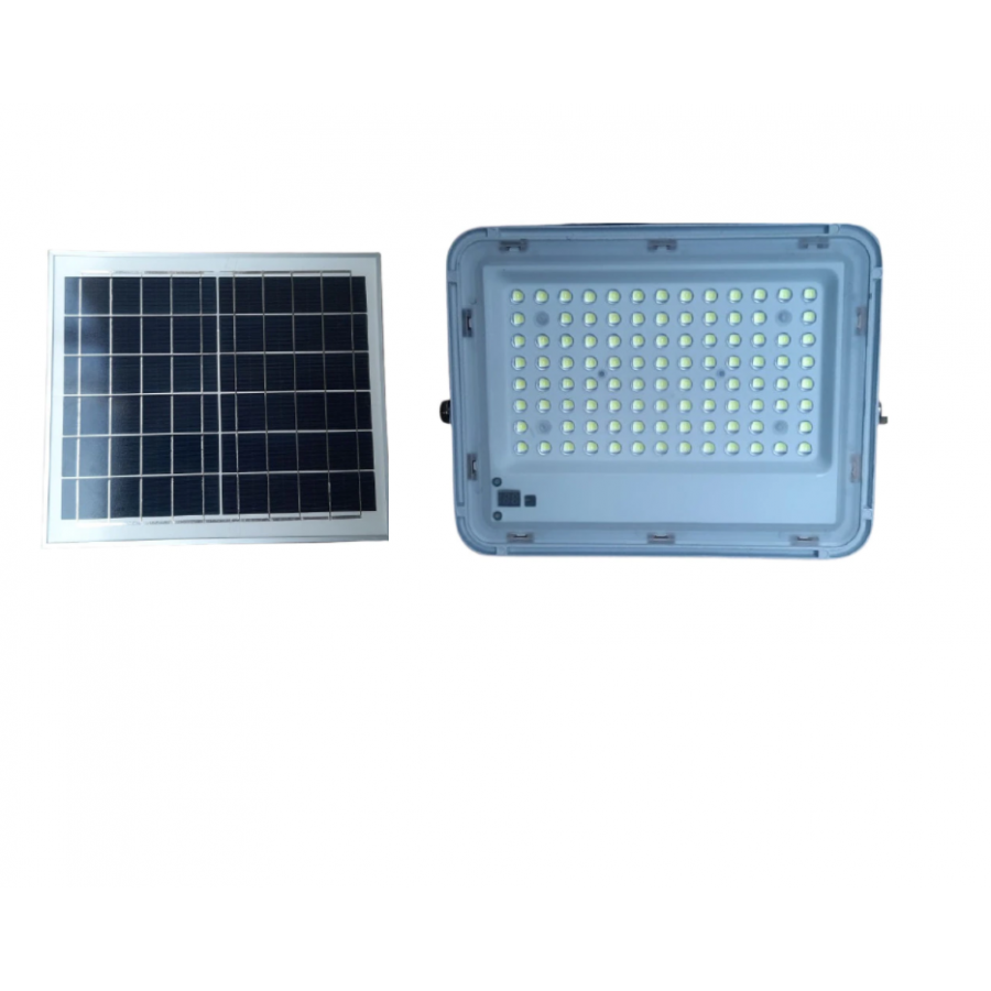 Proiector LED cu Panou Solar, KlaussTech, Putere 40W, Timp Ridicat de Functionare, Usor de Instalat, Control cu Telecomanda, Alb