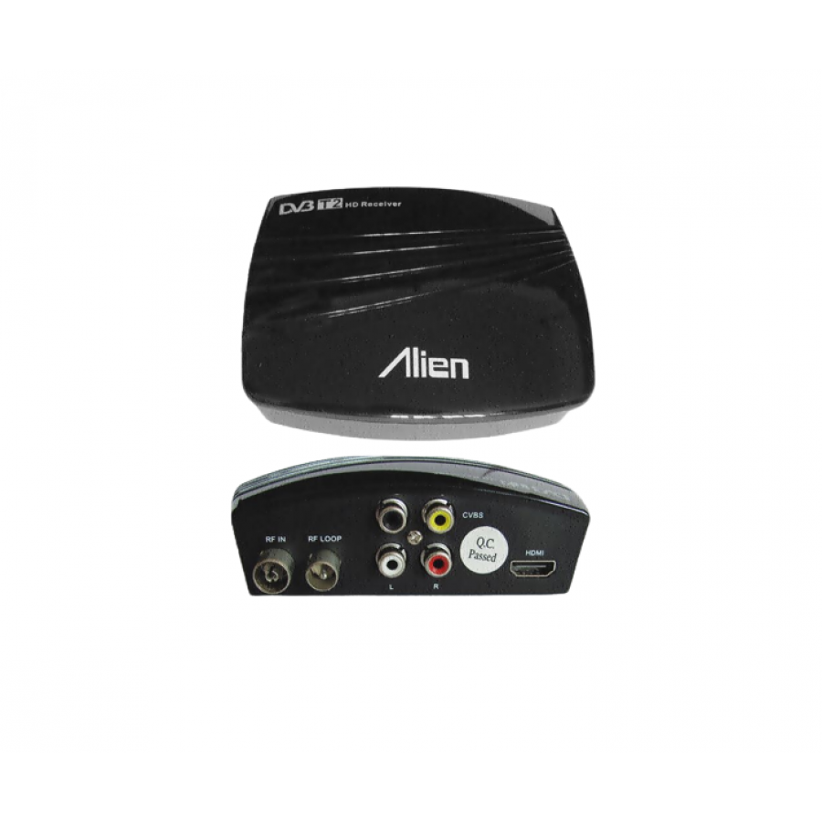 Receptor Terestru DVB-T2 HD cu Telecomanda, Suporta AVI, MPG, VOB, MPEG, DIV, Rezolutie Video 1080P/1080i/720P/720i/576, Ghid electronic, Negru
