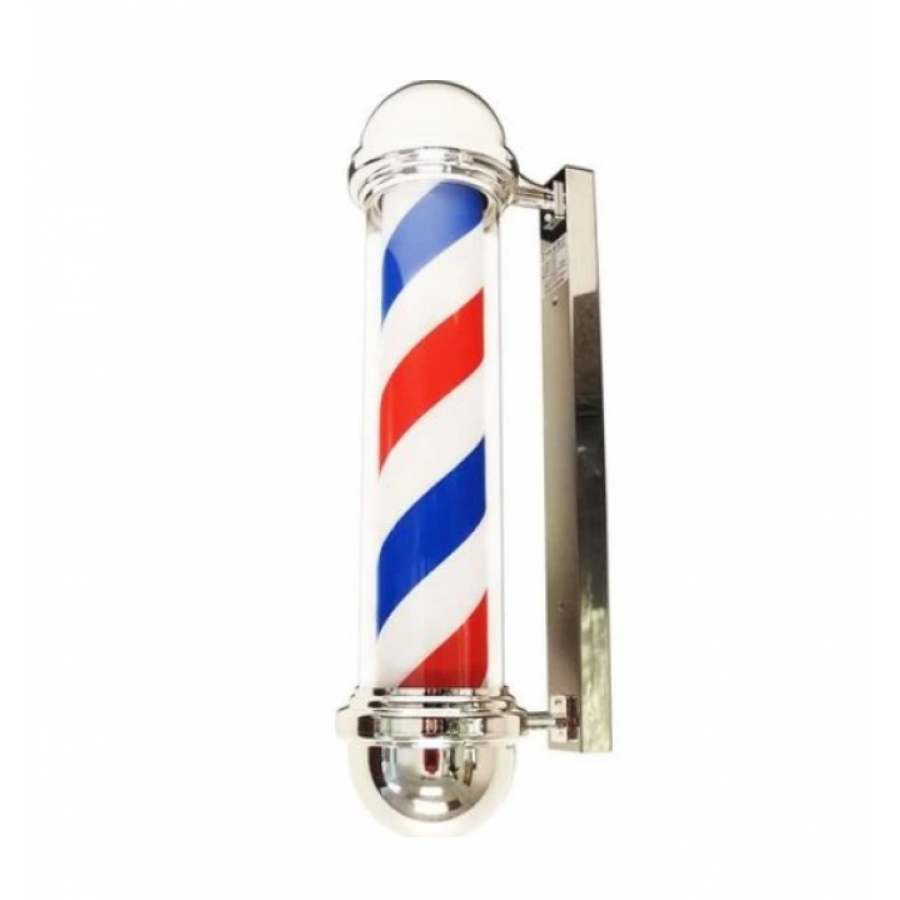 Iluminator Barber Shop, KlaussTech, Iluminare LED, Functie rotire, Design modern, Montare usoara, Argintiu