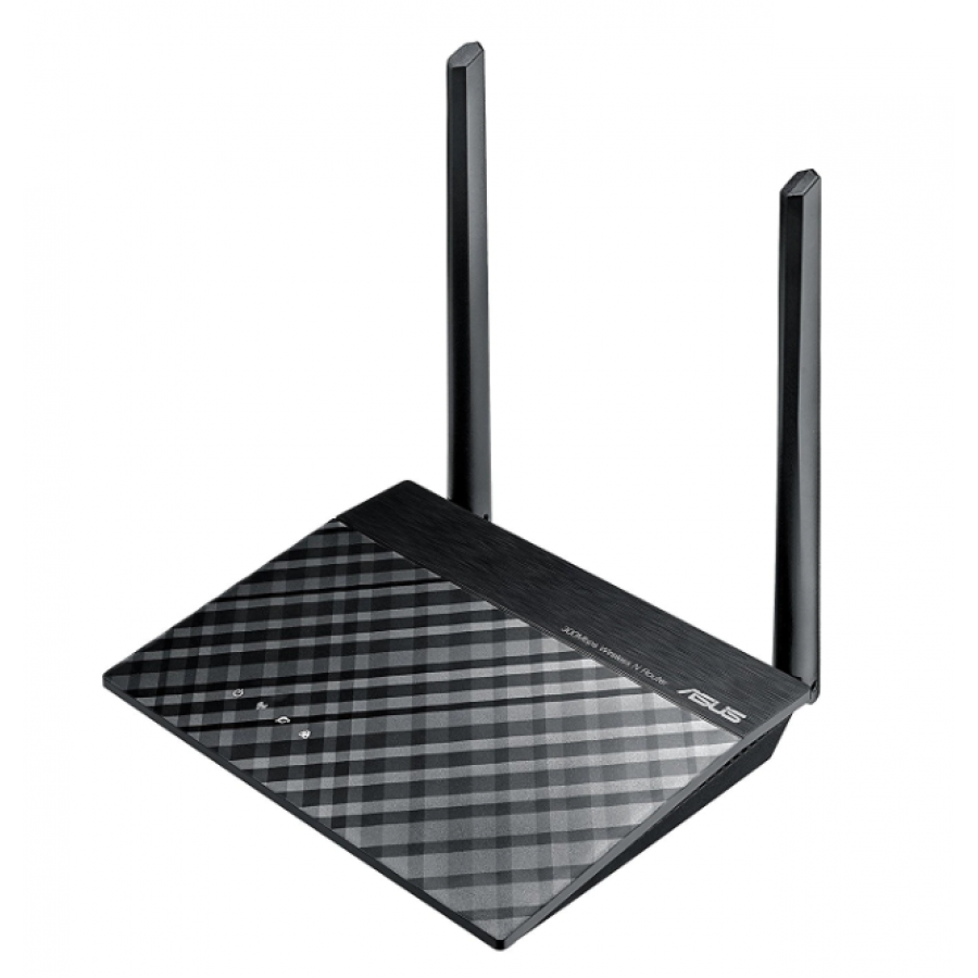 Router Wireless ASUS, Dual 5DBI Antenna, Functie WPS si Sistem de Criptare WPA/WPA2, Negru