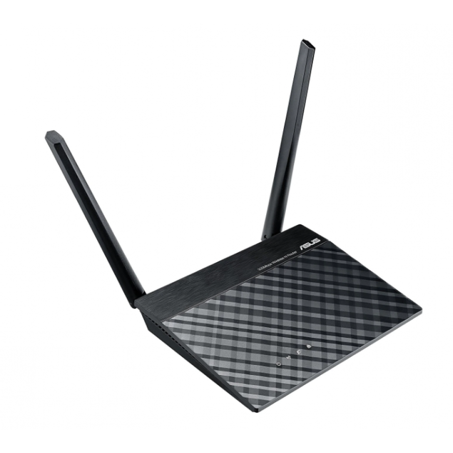 Router Wireless ASUS, Dual 5DBI Antenna, Functie WPS si Sistem de Criptare WPA/WPA2, Negru