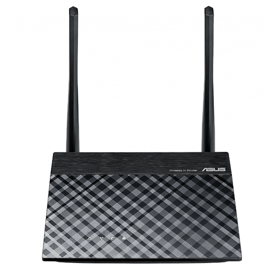 Router Wireless ASUS, Dual 5DBI Antenna, Functie WPS si Sistem de Criptare WPA/WPA2, Negru