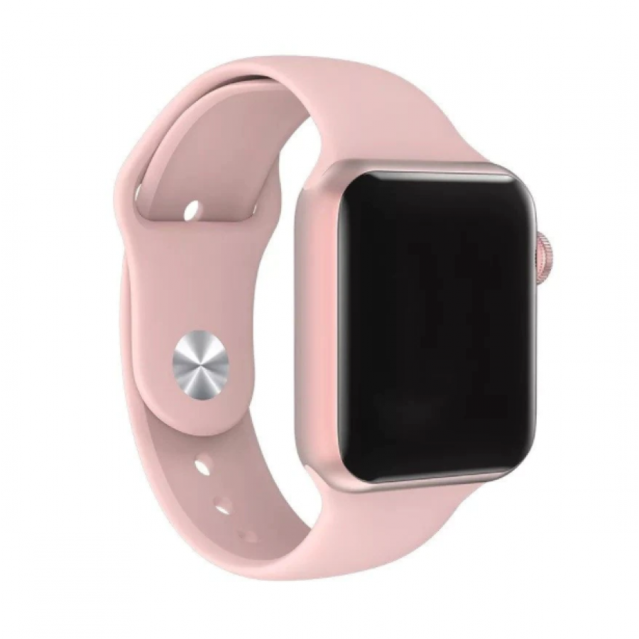 Smartwatch KlaussTech IP67, Bluetooth, Control muzica, Vibratii, Setare Memento, Avertisment pierdere, Control camera, Roz