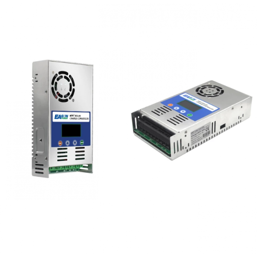 Regulator Solar MPPT 60A, Putere 2880W, Protectie IP30, 185 x 90 x 270 mm, Ecran LCD, Argintiu