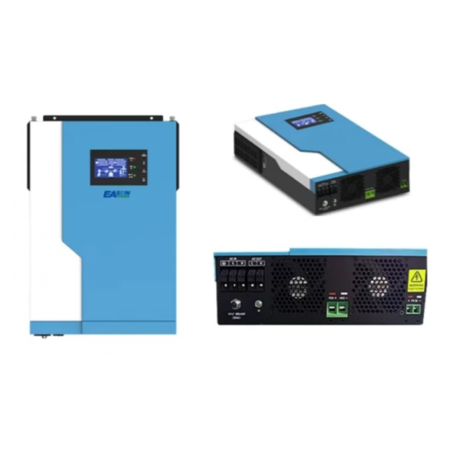 Regulator Solar MPPT 60A, Putere 2880W, Protectie IP30, 185 x 90 x 270 mm, Ecran LCD, Argintiu