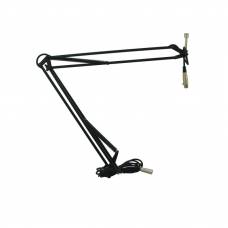 Stativ KlaussTech de microfon, Ajustabil 43-105 cm, Mecanism de prindere, Usor de montat, Negru