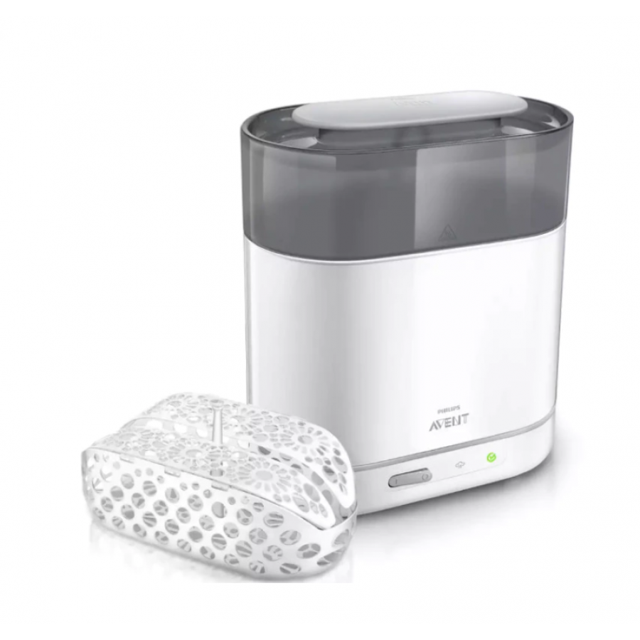 Sterilizator Electric Philips 4 in 1, Functie Aburi,220-240 V - 50-60 Hz, 650W, Polipropilena, 290 x 160 x 150 mm, Modern, Alb