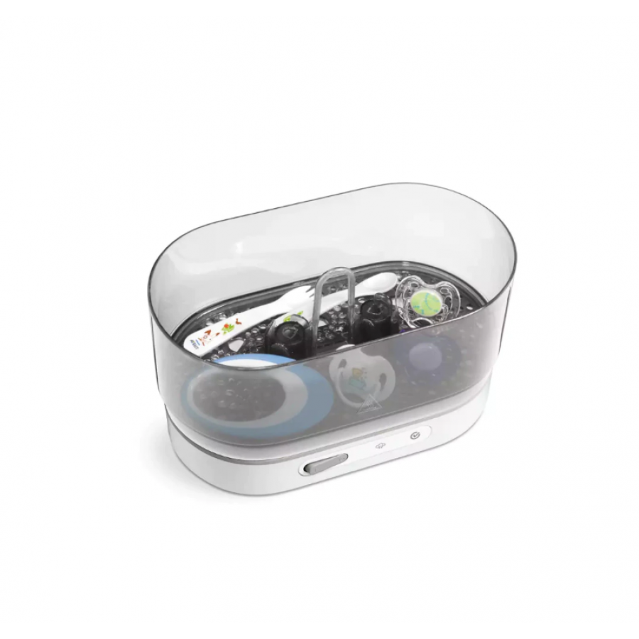 Sterilizator Electric Philips 4 in 1, Functie Aburi,220-240 V - 50-60 Hz, 650W, Polipropilena, 290 x 160 x 150 mm, Modern, Alb
