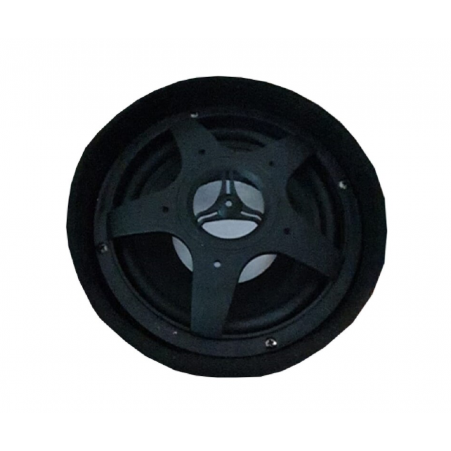 Subwoofer Auto cu Difuzor de 8 inch, Alimentare 12 V, 70 W, Tub Bass, Lungime 40 cm, Negru