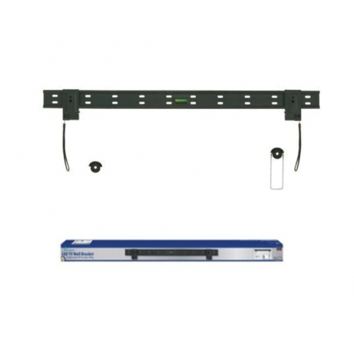 Suport de TV Klausstech LED/LCD cu Diagonala 32 - 50 inch, Design Ultra Slim, Material otel, Sarcina maxima suportata 50 Kg, Negru
