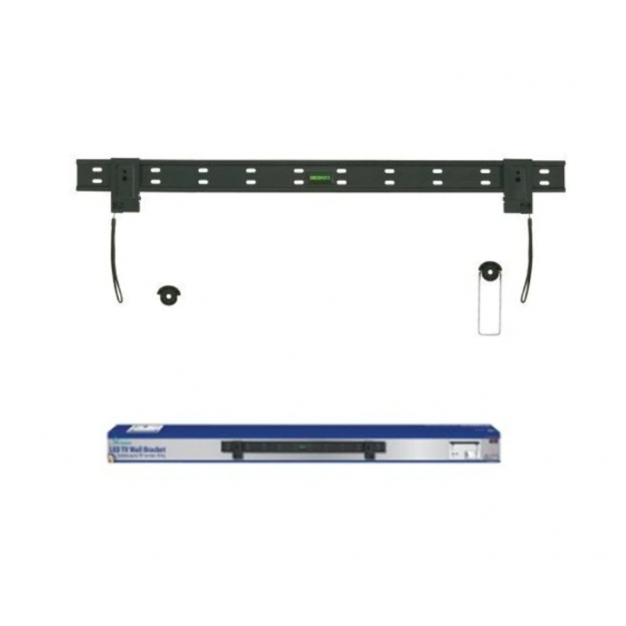 Suport de TV Klausstech LED/LCD cu Diagonala 32 - 50 inch, Design Ultra Slim, Material otel, Sarcina maxima suportata 50 Kg, Negru