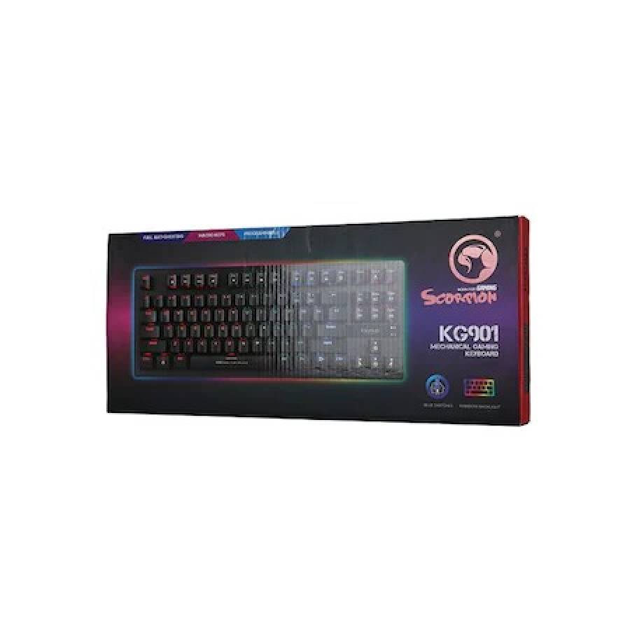 Tastatura Gaming, Cu fir,  Scorpion, Cu Lumina De Fundal RGB
