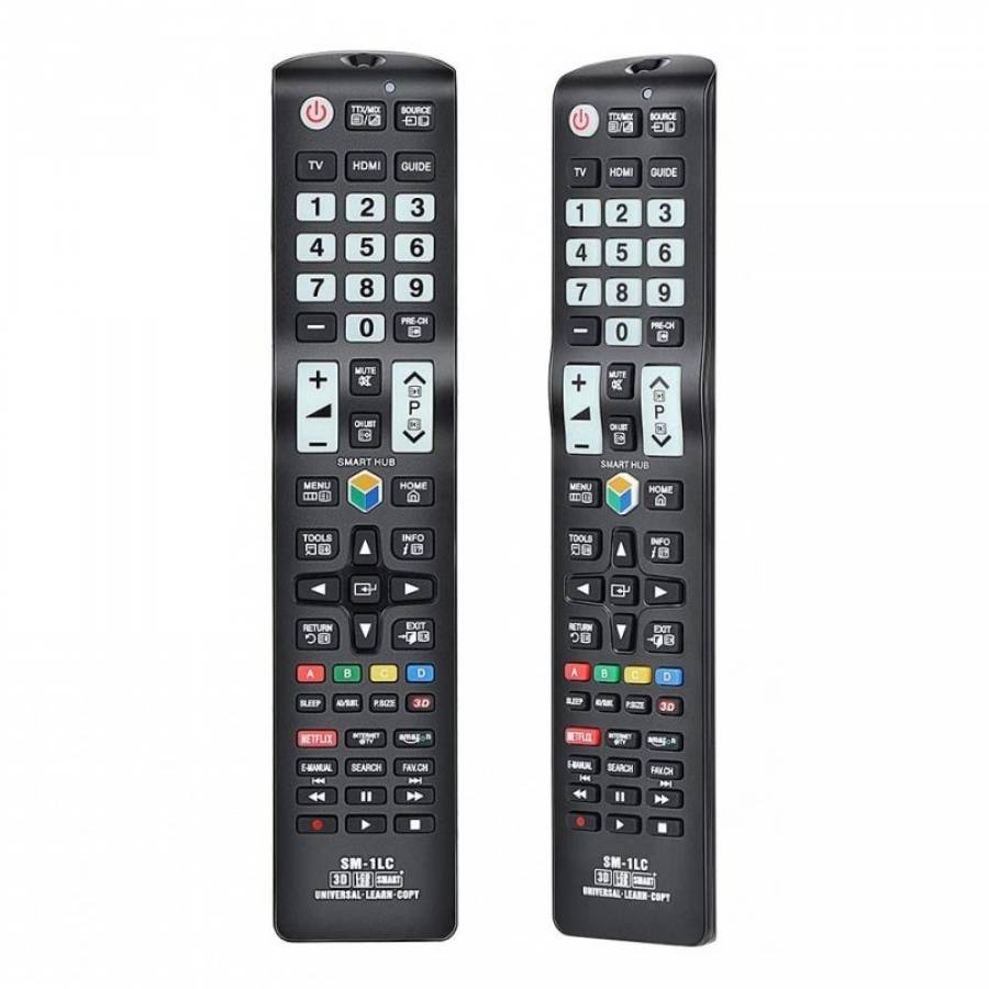 Telecomanda Universala pentru TV LCD/LED Samsung, Material ABS, Tehnologie infrarosu, Compacta, Negru