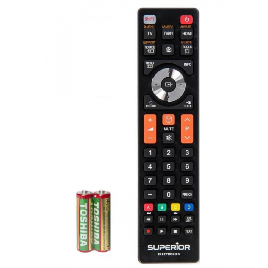 Telecomanda Universala pentru Samsung TV sau Smart TV, 2 x Baterii AAA, 10 m, Negru