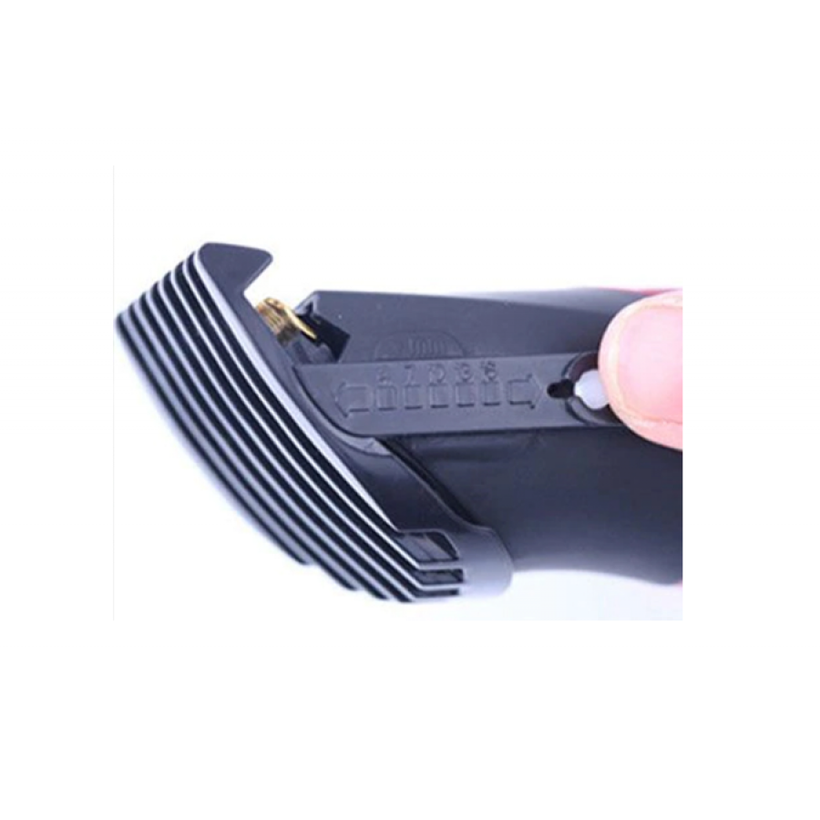 Aparat reincarcabil de Tuns fara fir, Rezistent la apa, Indicator LED, Lame din Otel, Incarcare 8 h, Taiere 3 - 12 mm, Rosu