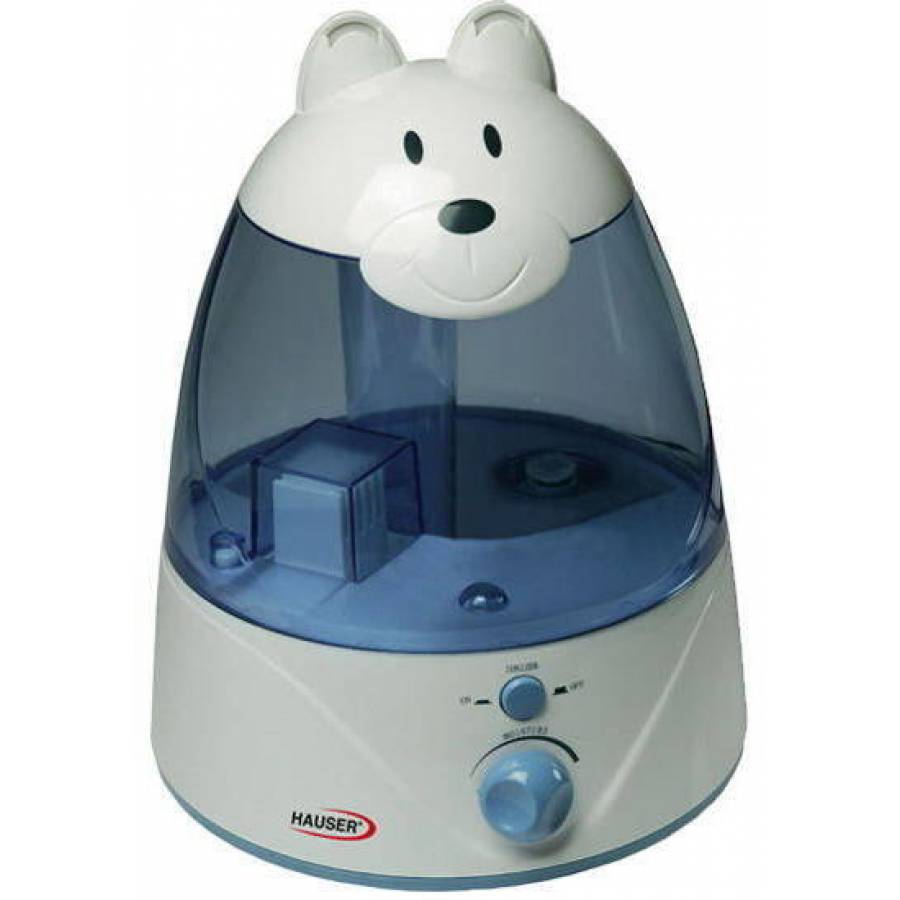 Umidificator cu Ultrasunete de 25 W, Rezervor 3 L, Vapori 350 ml / h, Functionare silentioasa, Cap detasabil, Alb