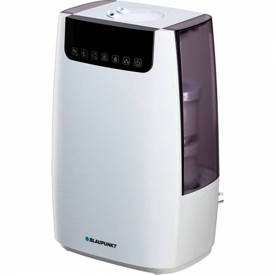 Umidificator De Aer Display Lcd Control Touch, > 4000ml/h, Rezervor 5 L, Telecomanda, Ionizator, Alb