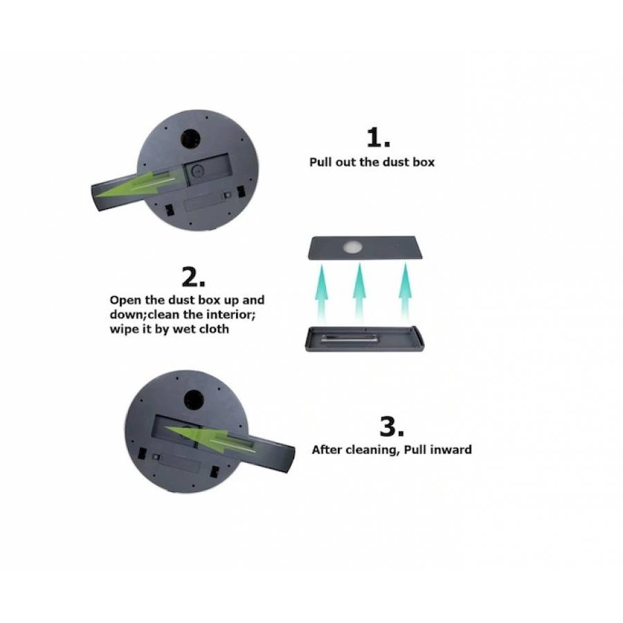 Robot Aspirator Smart KlaussTech 3 In 1, Ximeijie, Rose Gold