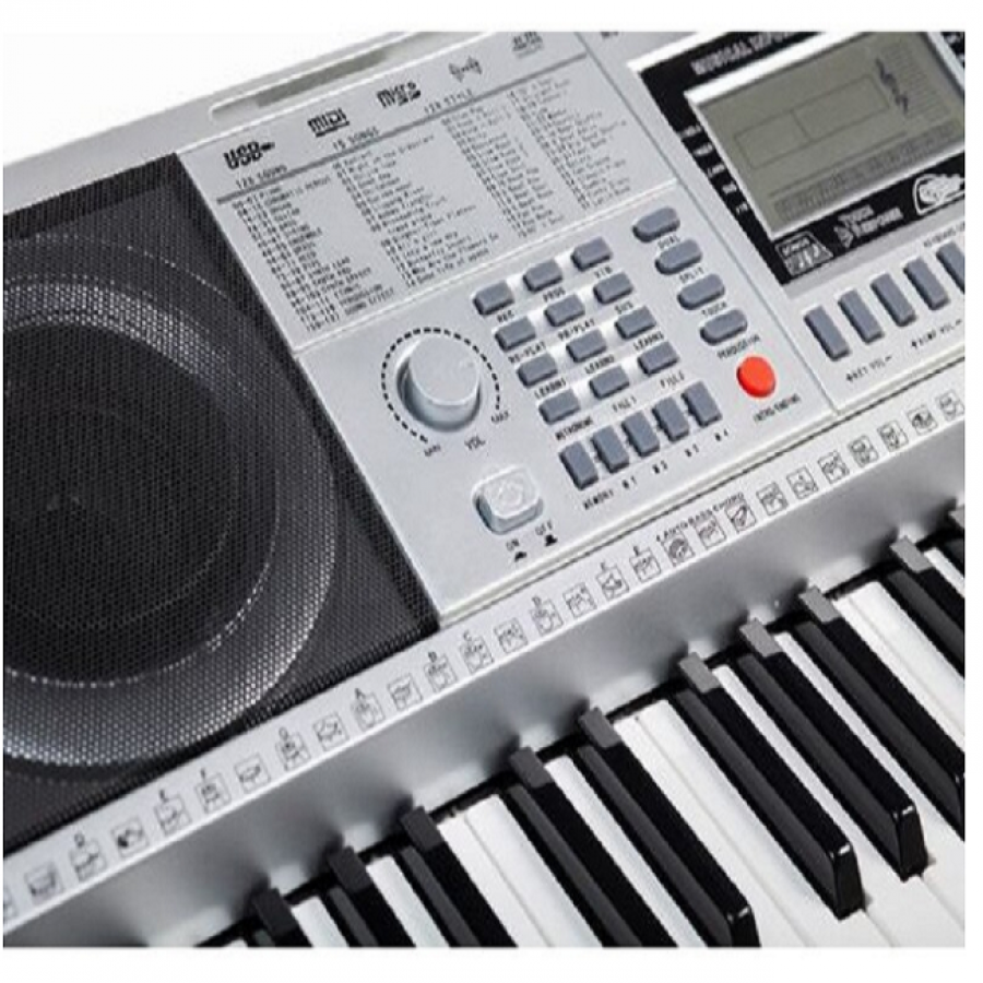 Orga Electronica, Afisaj Lcd, 61 De Clape, Usb, Card Sd, 5 Octave 96x36x14 Cm