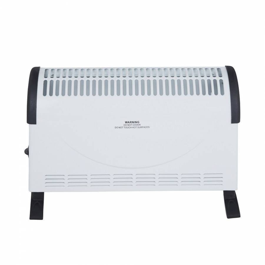 Convector Electric Cu Turbo, 2000w, Material Otel, 3 Trepte Putere, Dimensiuni 56.5 X 38 X 17 Cm, Alb