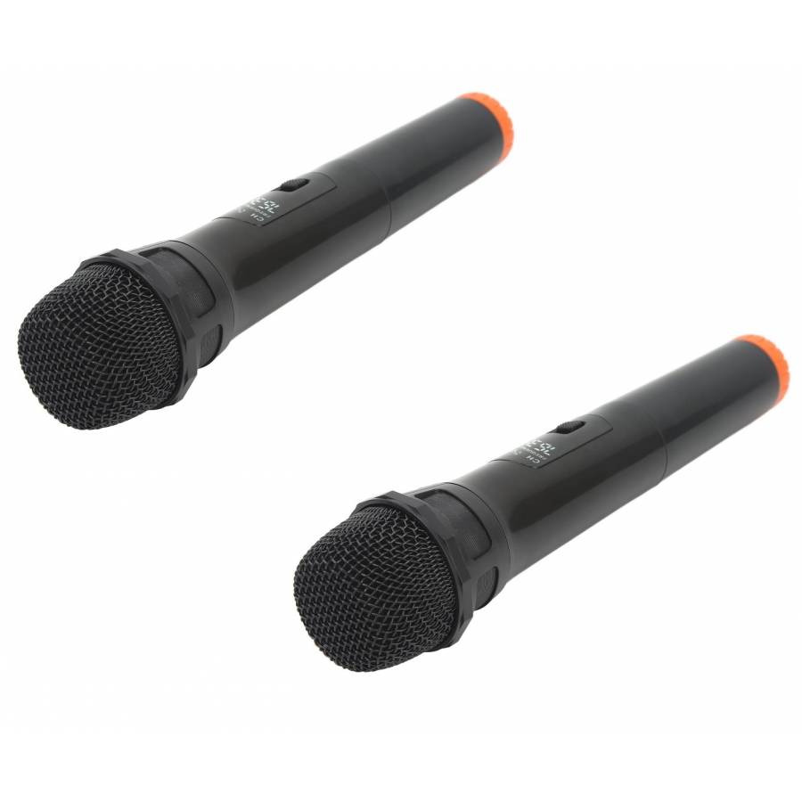Sistem de boxe profesionale pentru karaoke KlaussTech, 2x400W,  2 microfoane wireless