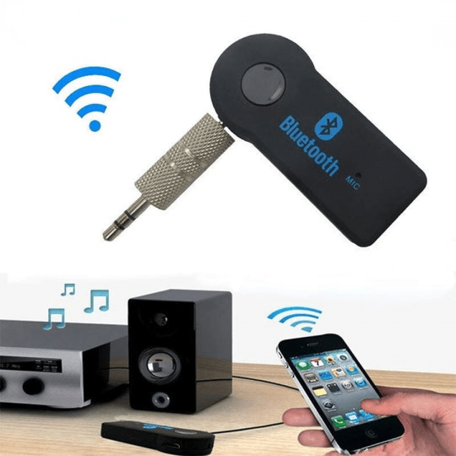 Receptor audio Bluetooth cu jack si microfon incorporat
